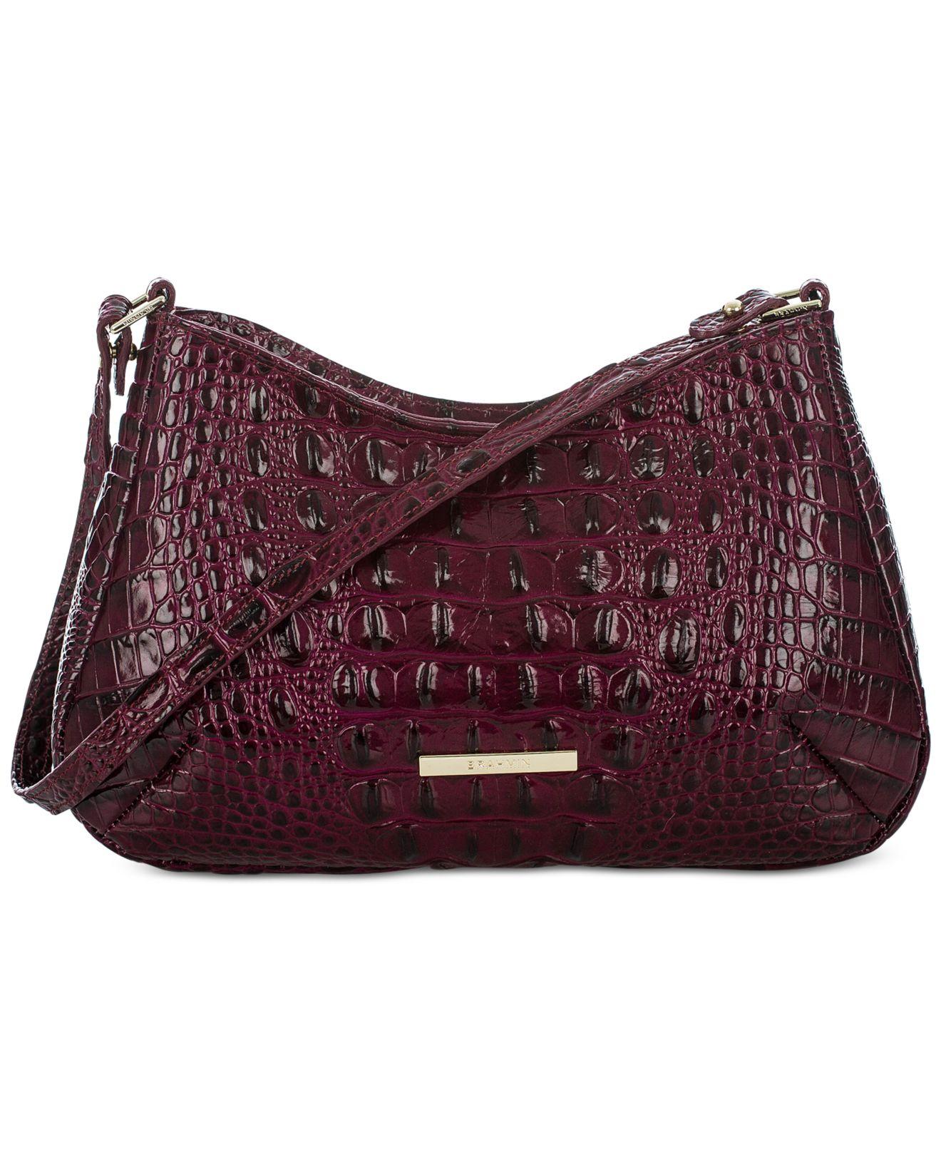 Brahmin Melbourne Ani Shoulder Bag in Black Cherry (Purple) Lyst